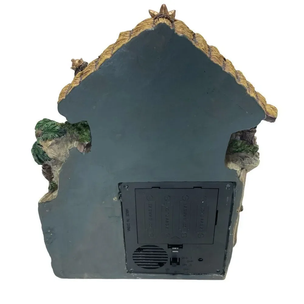 KURT S ADLER Nativity‎ Scene Musical Water Fountain NOS plays Silent Night